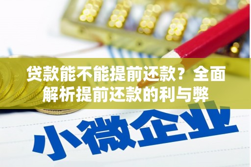 卓兰贷款能不能提前还款？全面解析提前还款的利与弊