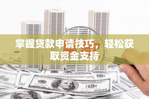 卓兰掌握贷款申请技巧，轻松获取资金支持