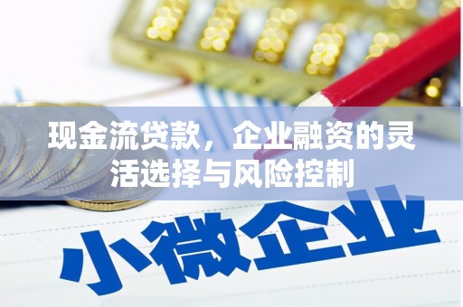 卓兰现金流贷款，企业融资的灵活选择与风险控制