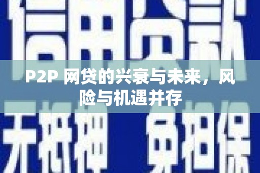 卓兰P2P 网贷的兴衰与未来，风险与机遇并存