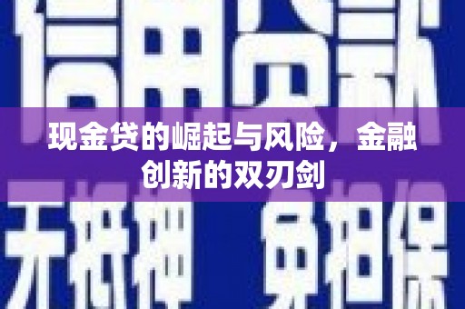 卓兰现金贷的崛起与风险，金融创新的双刃剑