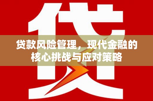 卓兰贷款风险管理，现代金融的核心挑战与应对策略