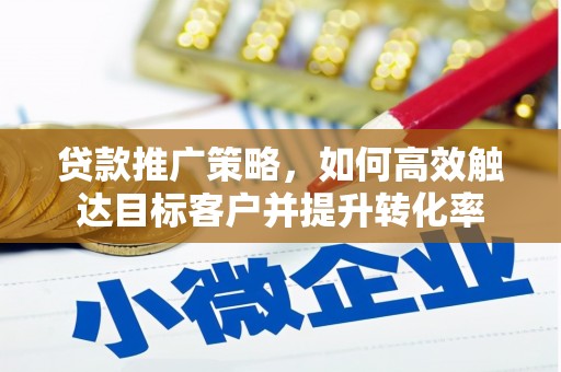 卓兰贷款推广策略，如何高效触达目标客户并提升转化率