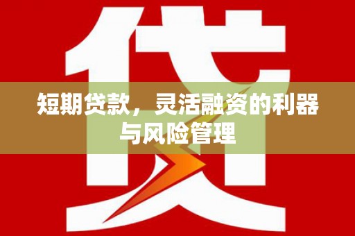 卓兰短期贷款，灵活融资的利器与风险管理