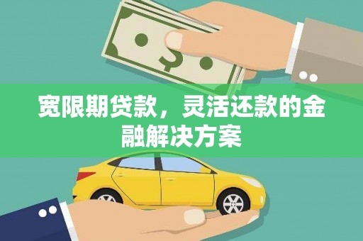 卓兰宽限期贷款，灵活还款的金融解决方案