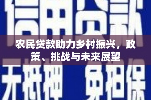 卓兰农民贷款助力乡村振兴，政策、挑战与未来展望