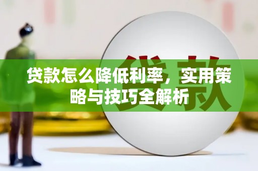 卓兰贷款怎么降低利率，实用策略与技巧全解析